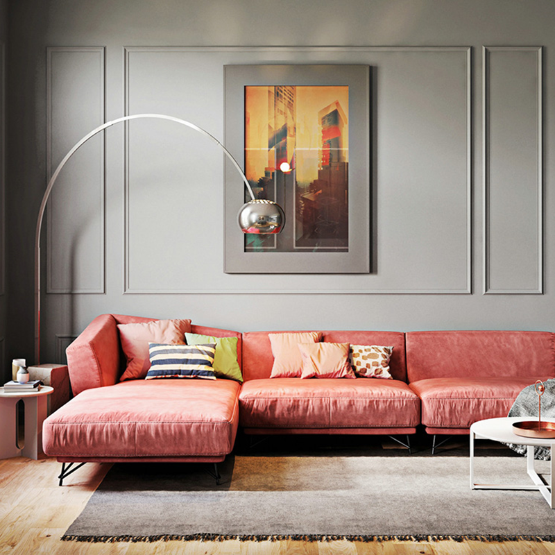 北歐風(fēng)格高級灰搭配純色系