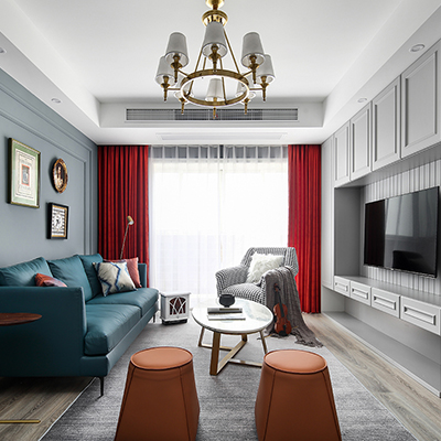 簡美輕奢風(fēng)格定制案例