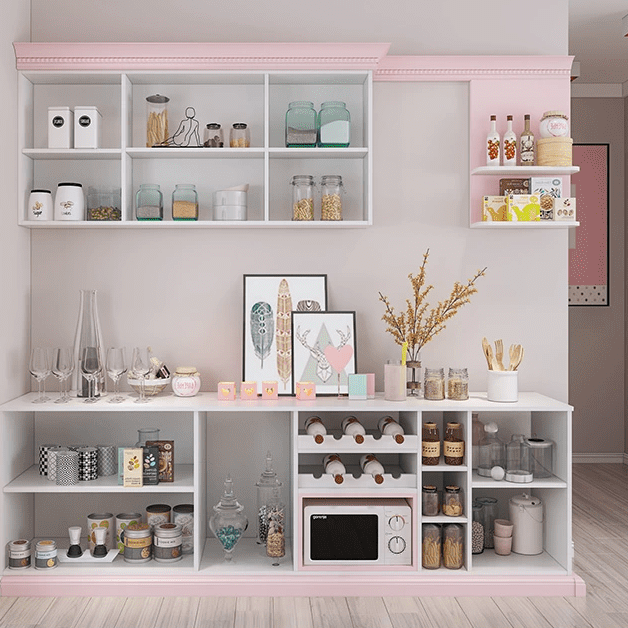 康純板系列空靈櫻餐邊柜