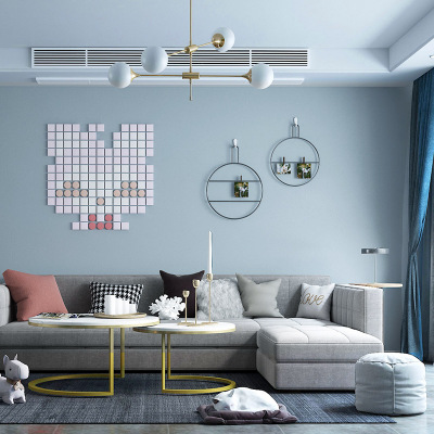 清新地中?，F(xiàn)代簡約素色墻紙