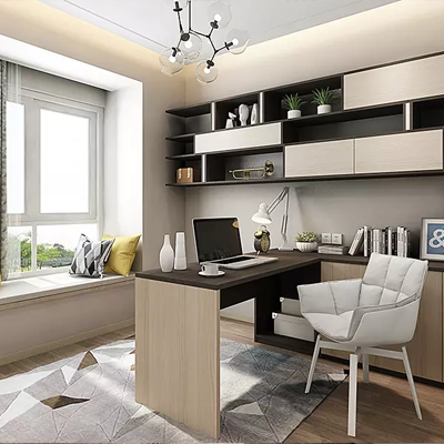 簡約書房組合柜定制